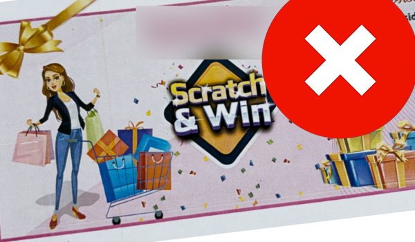 വ്യാജ സ്‌ക്രാച്ച് ആന്‍ഡ് വിന്‍ കൂപ്പണ്‍ തട്ടിപ്പ് സംഘങ്ങള്‍ സജീവം